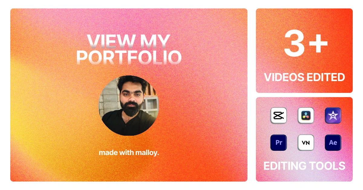 Asim Jamil | Video Editor Portfolio