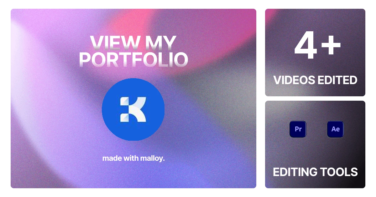 Krish_Frames | Video Editor Portfolio