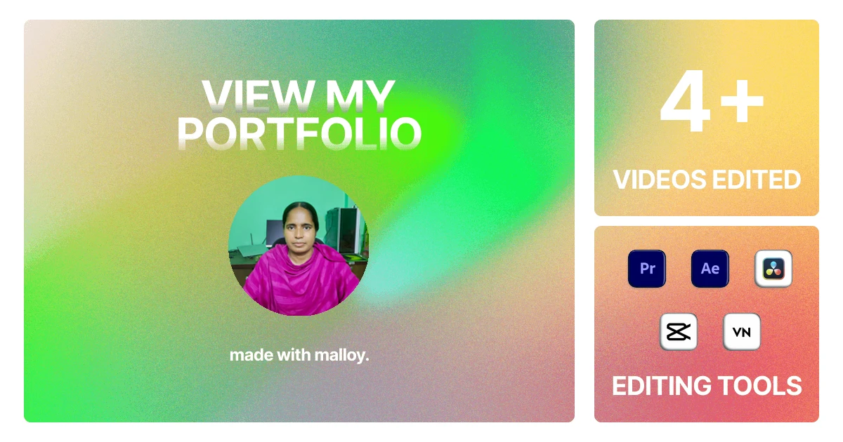 Nargis Begum | Video Editor Portfolio
