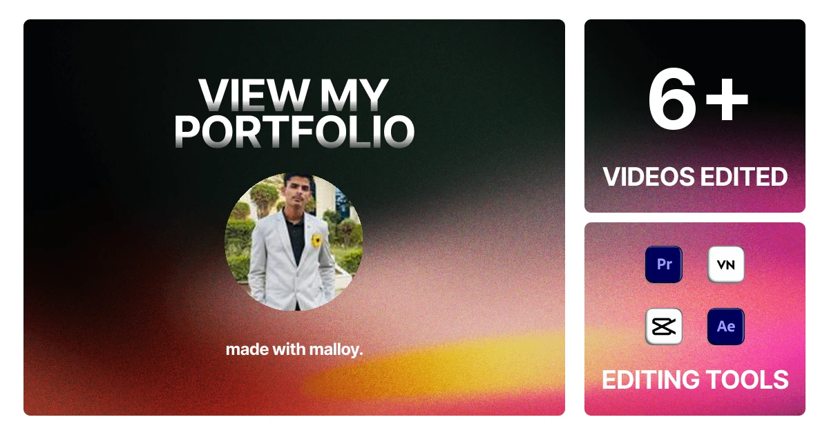 Shyam Paroha Video Editor Portfolio