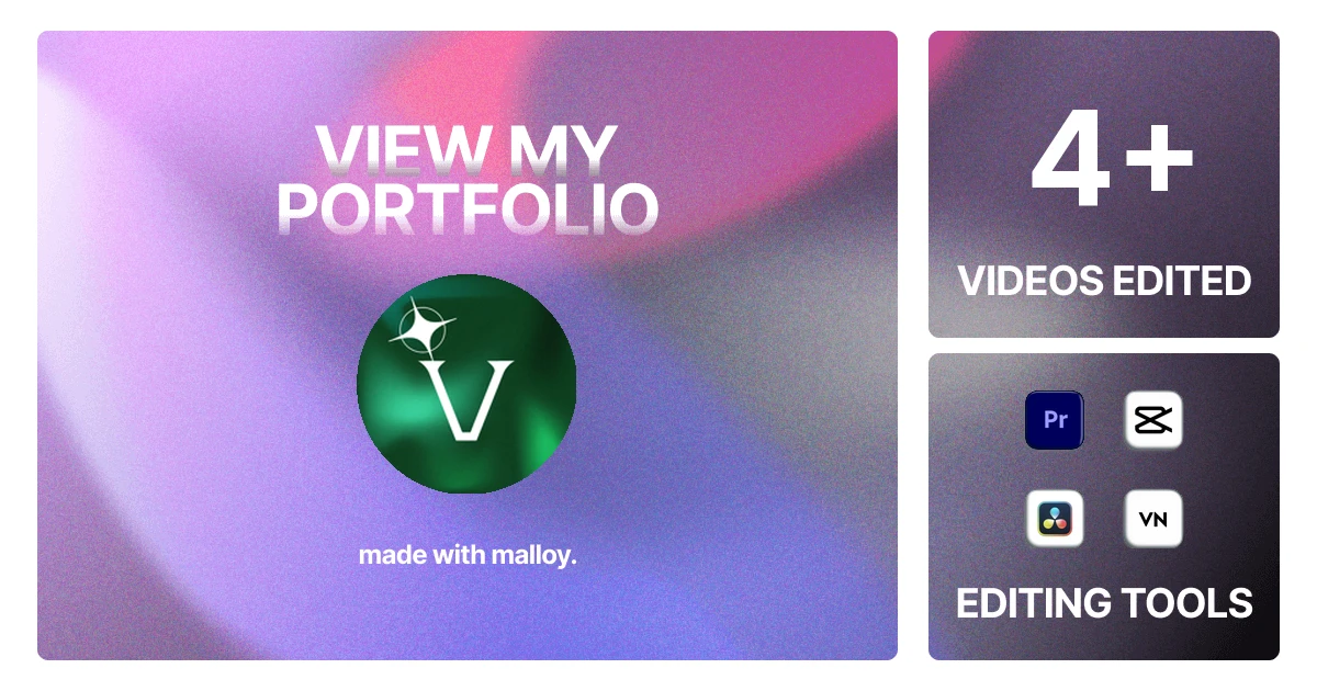 Vision Cinne | Video Editor Portfolio