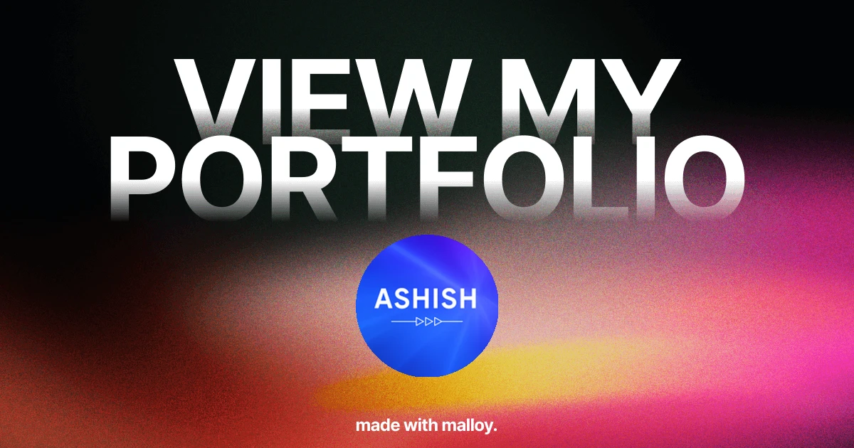 Ashish | Video Editor Portfolio