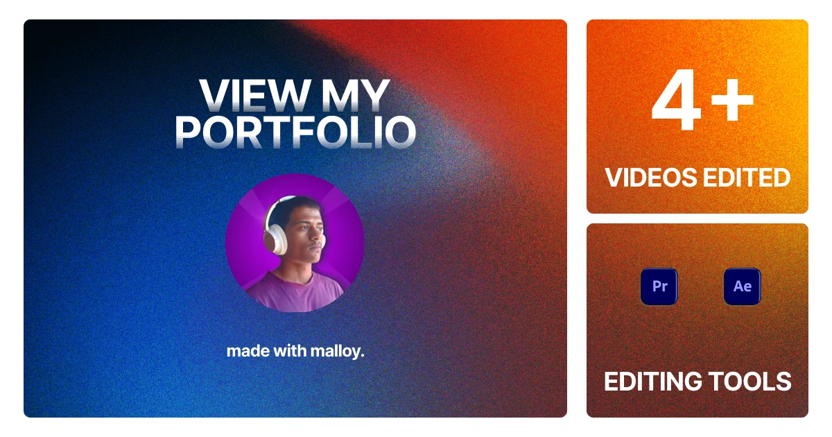 Editor_Bishttt | Video Editor Portfolio