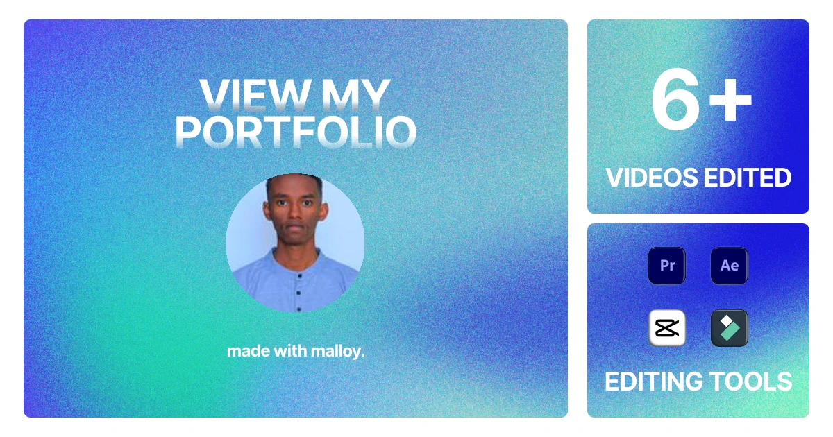 Editor Elias K. | Video Editor Portfolio