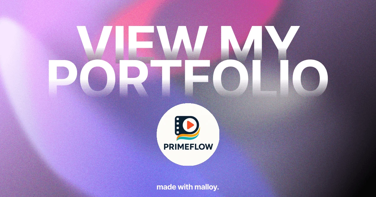 PRIMEFLOW | Video Editor Portfolio