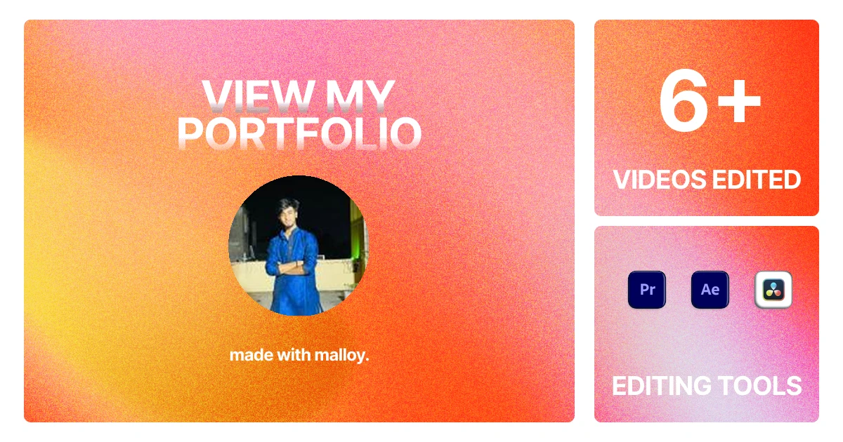 Rajdip Ghosh | Video Editor Portfolio