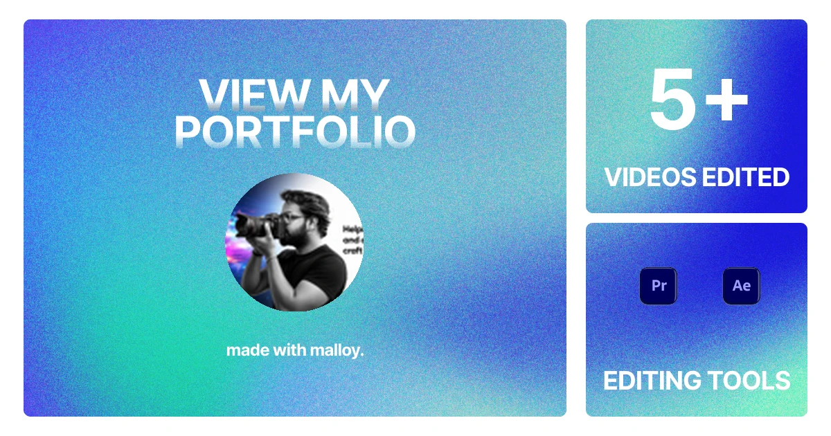 Siddharth Mishra | Video Editor Portfolio